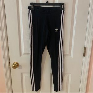 COPY - Adidas black and white striped legg…